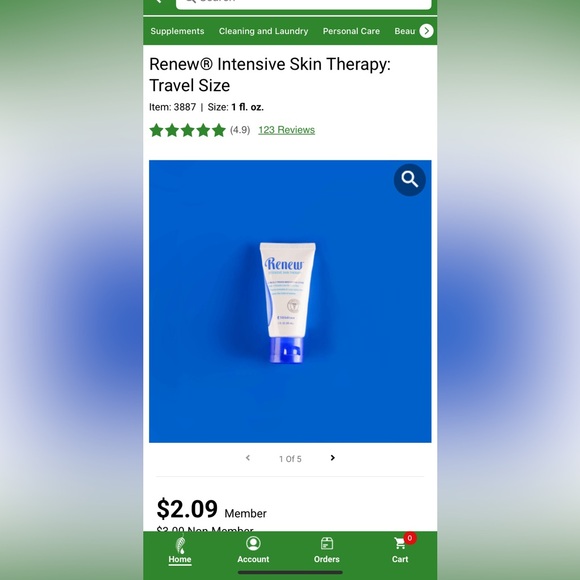 NWT Renew Intensive Skin Therapy Set with Travel Size - Picture 7 of 8